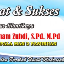 PELANTIKAN KEPALA MAN 2 PASURUAN DIGELAR